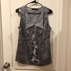 The Limited Dark Navy Flowy Tank Top